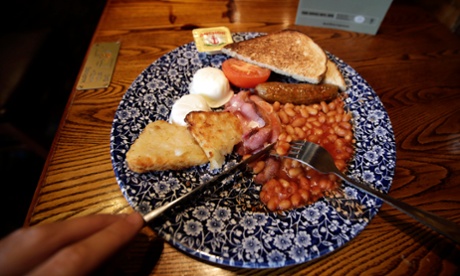 Tuck in … a Wetherspoon full-English breakfast.