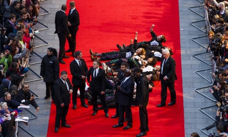 The Sisters Uncut protest at the Suffragette premier.