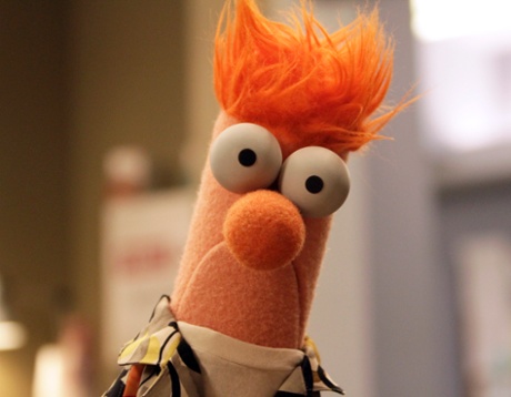 Beaker from The Muppets.