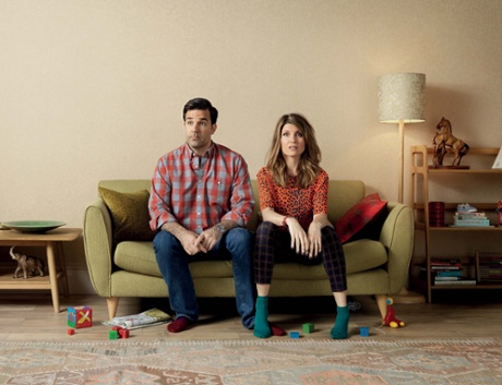 Rob Delaney and Sharon Horgan in Catastrophe.