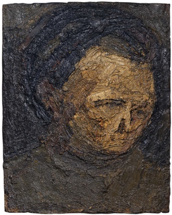 Auerbach's ‘Golem-like’ Head of EOW, 1955.