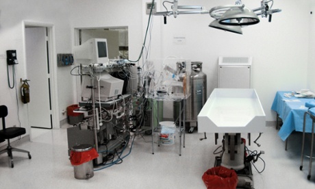 The Alcor operating room.