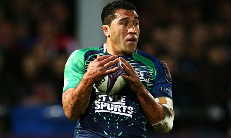 Connacht's Mils Muliaina in action during the European Challenge Cup quarter-final at Gloucester