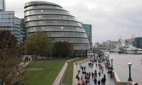 City Hall, home of the London mayor.