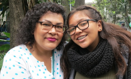Giselle Peña with daughter Mercedes at the museum.