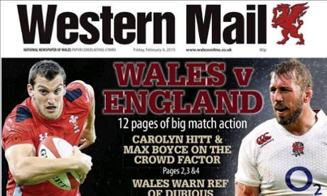 The circulation of the Western Mail has dropped below 20,000 as Welsh newspapers suffered print declines