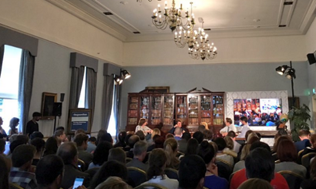 The Guardian's Web Summit panel on digital politics.