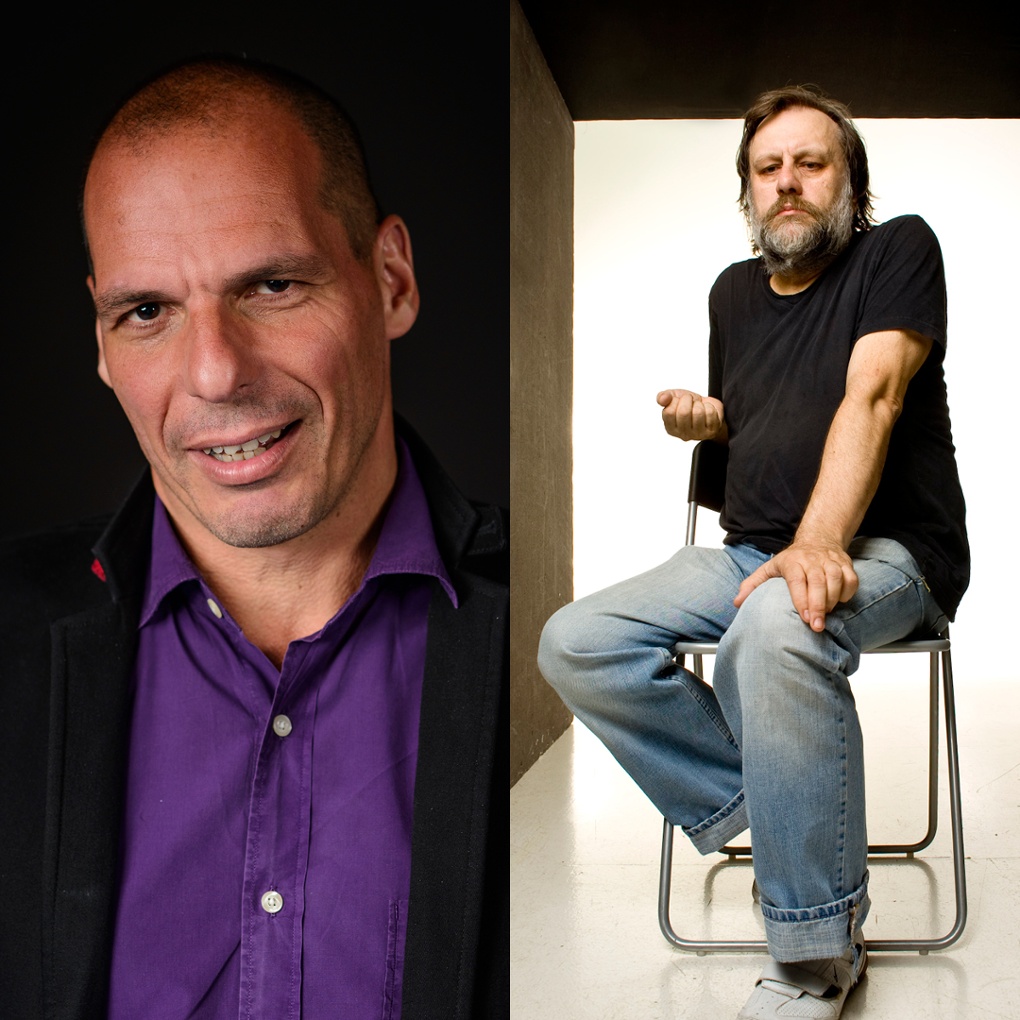 Yanis Varoufakis and Slavoj Zižek