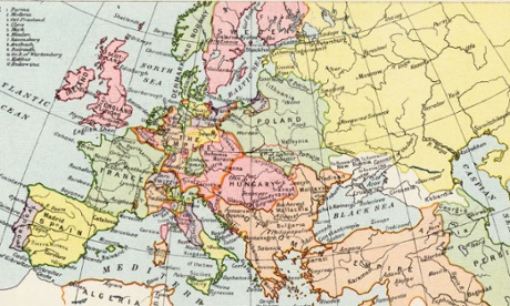 Europe in 1740.