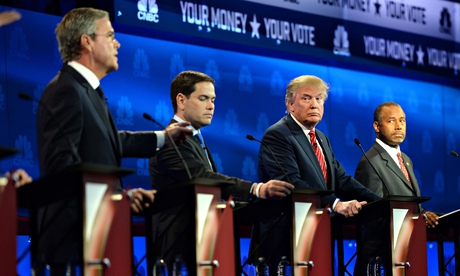 Jeb Bush, Marco Rubio, Donald Trump and Ben Carson