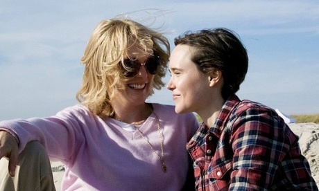 Julianne Moore and Ellen Page in Freeheld