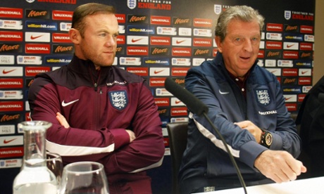 Wayne Rooney and Roy Hodgson
