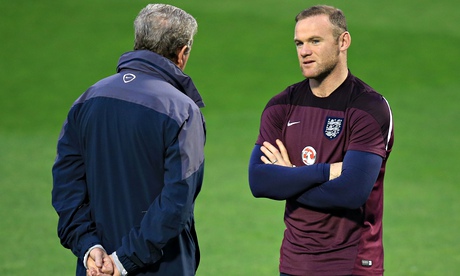 Wayne Rooney and Roy Hodgson