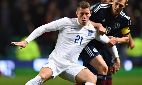 Ross Barkley in action for England