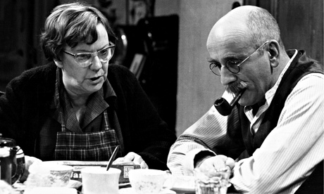 Warren Mitchell with Dandy Nichols in Till Death Us Do Part, 1974. Photograph: Allstar/BBC