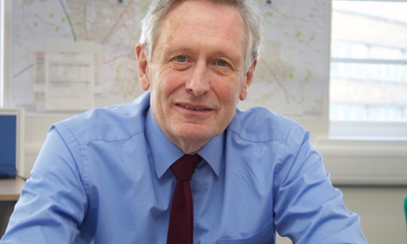 Leicester’s first elected mayor and cycling campaigner Sir Peter Soulsby.