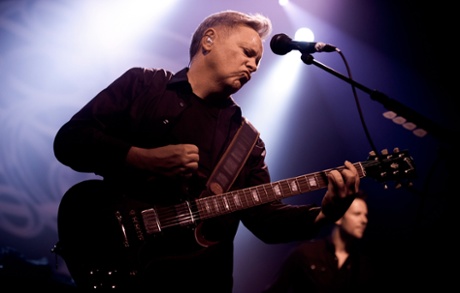 Bernard Sumner of New Order performs at the Bataclan in October 2011.