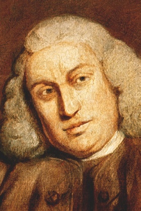 Detail of a portrait of Samuel Johnson