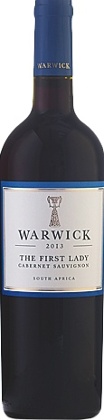 Photograph of bottle of Warwick 2013