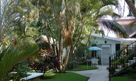 The exterior of Casa Roxana Bungalows, San Blas, Nayarit