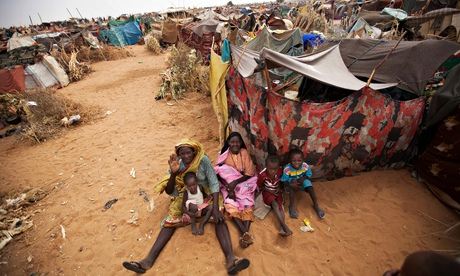 Refugee camp for internally displaced people in North Darfur, Sudan