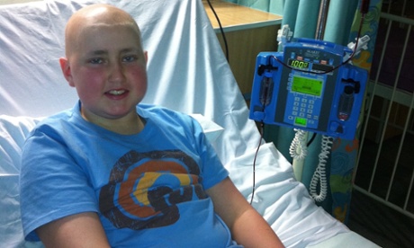 Andrew Davies on the ward at Sheffield Children’s hospital.