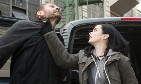 Jessica Jones laying the smack down.