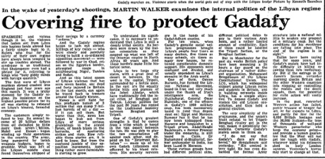 Guardian, 18 April, p18