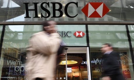 HSBC reported higher profits.