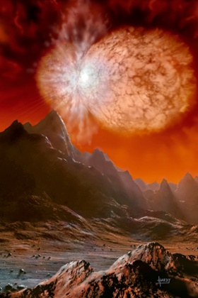 Eta Carinae by David A Hardy 