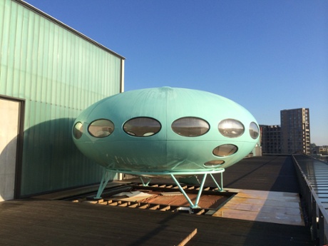 Futuro full landed on the CSM roof terrace in September 2015.