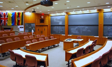 Harvard Business School Aldrich Teaching Centre macro collaboration style space.