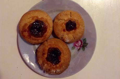 Christine Poole’s daughter’s raspberry buns