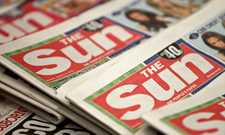 Page three in The Sun