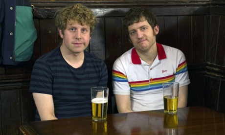 Widdicombe and Elis James as housemates Josh and Owen.