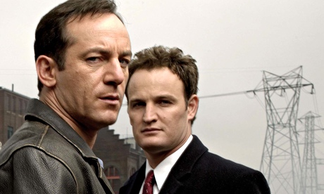 Jason Isaacs and Jason Clarke as Michael and Tommy Caffee in Brotherhood