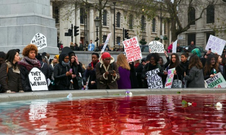 Trafalgar square protest