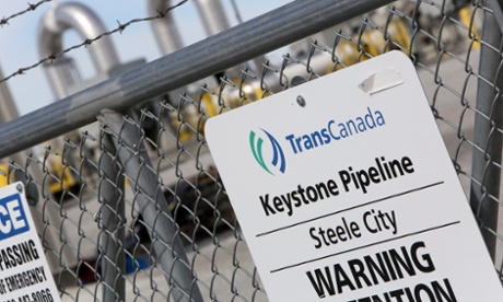 A TransCanada Keystone facility outside Steele City, Nebraska.