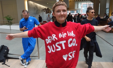 Housing campaigners and supporters of Proposition F have argued Airbnb is contributing to San Francisco’s housing crisis.