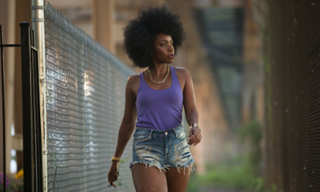 Mad woman ... Teyonah Paris, best known for playing Don Draper’s secretary, plays a woman leading a sex strike to curb gang violence in Chicago in Chi-raq.