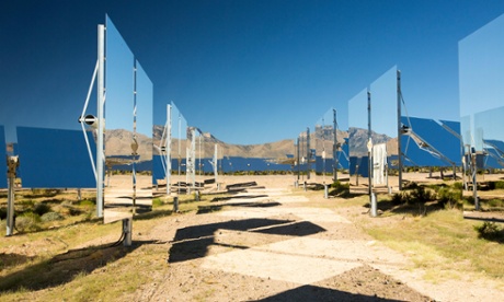 Here comes the sun: Ivanpah Solar Thermal Power Plant in California''s Mojave Desert.