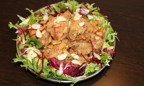 'Eat this with a very close friend and then spend the next two days in their company': garlic-fried chicken.