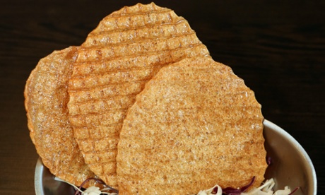 'Deep-fried to a sweet-salt golden crunch': fish cakes.