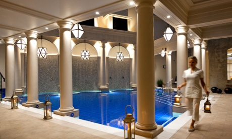 Pure bliss: a mineral-rich pool at the Gainsborough spa.