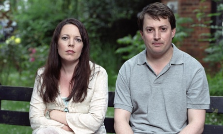 Mark and Sophie in the throes of happiness