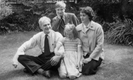 Family affair: (from left) Stephen Spender with Matthew, Lizzie and Natasha in 1959.