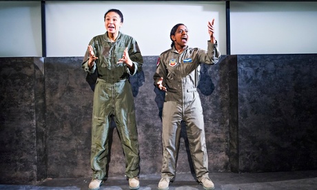 Charmaine Wombwell and Nadia Nadarajah in Grounded