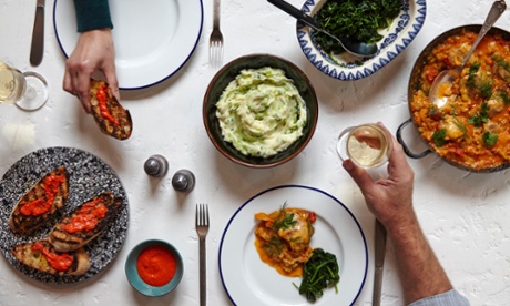 The name chicken bourride (‘boiled chicken’) doesn’t do justice to its flavour, served with a silky egg-yolk sauce and a punchy rouille.