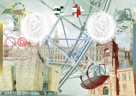 The Titanic Belfast museum, another Carbuncle Cup-nominated building, shares a page with the London Eye and Houses of Parliament.