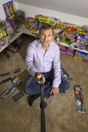 Snap happy ... selfie stick creator, Wayne Fromm.